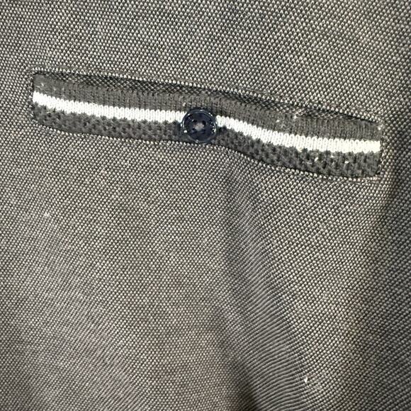 Denim And Flower Ricky Singh Men’s Black Stone‎ Washed Polo Cotton Blend XL - Picture 5 of 7